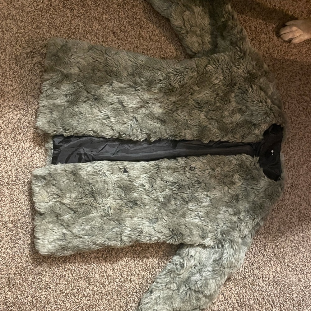 H&M Faux Fur Coat 6